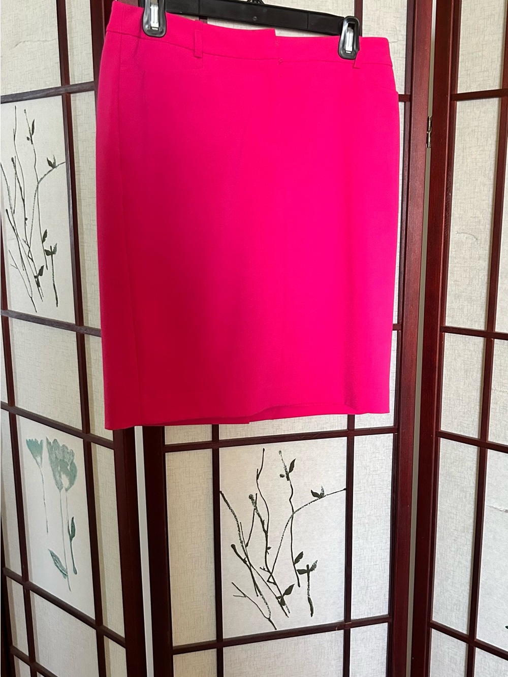 Calvin Klein Hot Pink Pencil Skirt